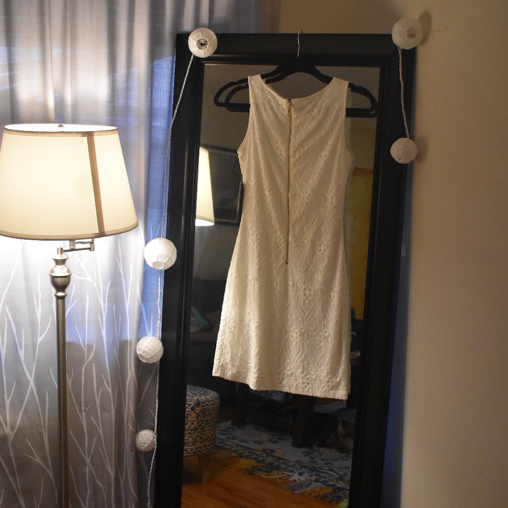 White Guess Lace Dress